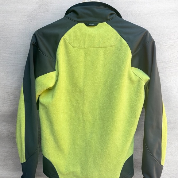 Men's Columbia Omni-Wind Block/Omni-Heat Size Small - Grey/Lime Green - Picture 7 of 7